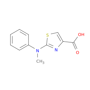 2-[Methyl(phenyl)amino]-1,3-thiazole-4-carboxylic Acid
