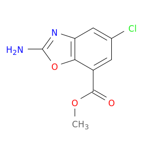 2-Amino-5-chloro-benzooxazole-7-carboxylic acid methyl ester