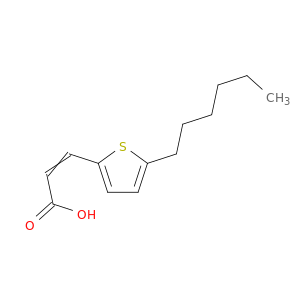 2-Propenoic acid, 3-(5-hexyl-2-thienyl)-