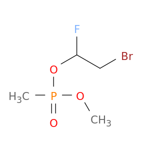 Phosphonic acid, methyl-, 2-bromo-1-fluoroethyl methyl ester