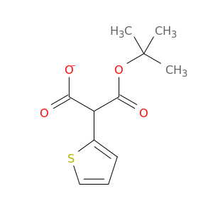 Propanedioic acid, 2-thienyl-, mono(1,1-dimethylethyl) ester