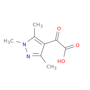 2-oxo-2-(trimethyl-1H-pyrazol-4-yl)acetic acid