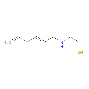 Ethanethiol,2-(2,5-hexadienylamino)-, (E)- (9CI)