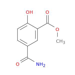 Benzoic acid, 5-(aminocarbonyl)-2-hydroxy-, methyl ester