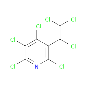Pyridine, 2,3,4,6-tetrachloro-5-(trichloroethenyl)-