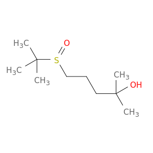 2-Pentanol, 5-[(1,1-dimethylethyl)sulfinyl]-2-methyl-