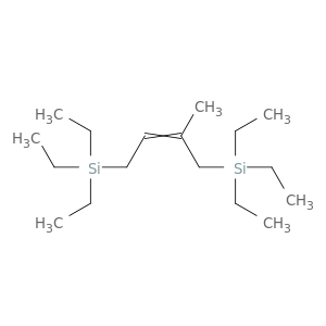 Silane, (2-methyl-2-butene-1,4-diyl)bis[triethyl-