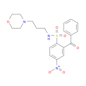 Benzenesulfonamide,2-benzoyl-N-[3-(4-morpholinyl)propyl]-4-nitro-