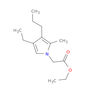 1H-Pyrrole-1-acetic acid, 4-ethyl-2-methyl-3-propyl-, ethyl ester