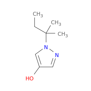 1H-Pyrazol-4-ol, 1-(1,1-dimethylpropyl)-