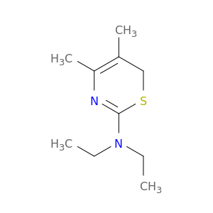 6H-1,3-Thiazin-2-amine, N,N-diethyl-4,5-dimethyl-