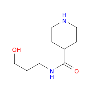 N-(3-hydroxypropyl)piperidine-4-carboxamide