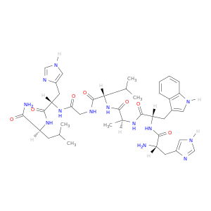 L-Leucinamide, L-histidyl-L-tryptophyl-L-alanyl-L-valylglycyl-L-histidyl-