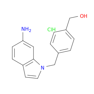 {4-[(6-Amino-1H-indol-1-yl)methyl]phenyl}methanol Hydrochloride