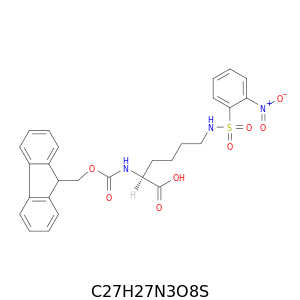 (S)-2-(((9H-芴-9-基)甲氧基)羰基氨基)-6-(2-硝基苯磺酰胺基)己酸