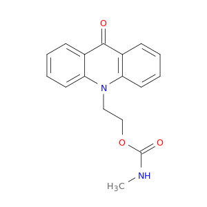 9(10H)-Acridinone, 10-[2-[[(methylamino)carbonyl]oxy]ethyl]-