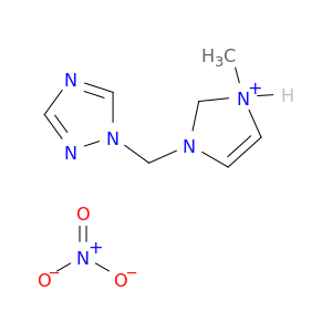 1H-Imidazolium, 1-methyl-3-(1H-1,2,4-triazol-1-ylmethyl)-, nitrate (1:1)