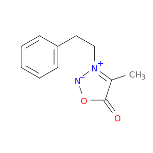 1,2,3-Oxadiazolium,5-hydroxy-4-methyl-3-(2-phenylethyl)-, inner salt