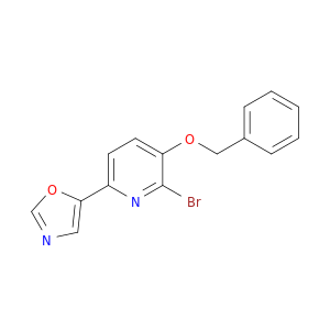 2-溴-6-(5-恶唑基)-3-(苯基甲氧基)吡啶