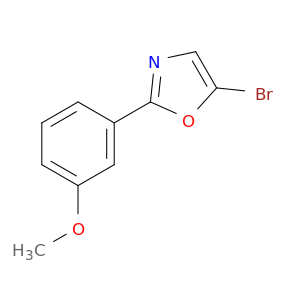 5-bromo-2-(3-methoxyphenyl)oxazole