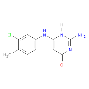 4-嘧啶醇,2-氨基-6-(3-氯-P-甲苯胺酯)-