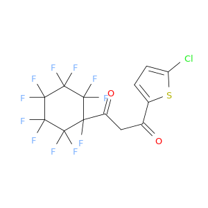 1,3-Propanedione, 1-(5-chloro-2-thienyl)-3-(undecafluorocyclohexyl)-