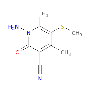 3-Pyridinecarbonitrile,1-amino-1,2-dihydro-4,6-dimethyl-5-(methylthio)-2-oxo-