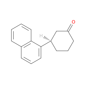 Cyclohexanone, 3-(1-naphthalenyl)-, (3R)-