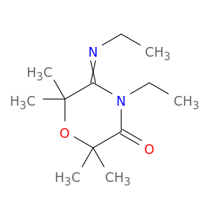3-Morpholinone, 4-ethyl-5-(ethylimino)-2,2,6,6-tetramethyl-