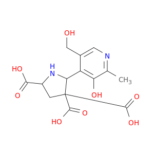 2,4,4-Pyrrolidinetricarboxylicacid, 5-[3-hydroxy-5-(hydroxymethyl)-2-methyl-4-pyridinyl]-