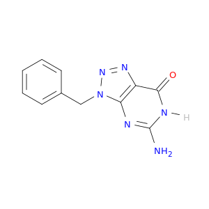 7H-1,2,3-Triazolo[4,5-d]pyrimidin-7-one,5-amino-3,6-dihydro-3-(phenylmethyl)-
