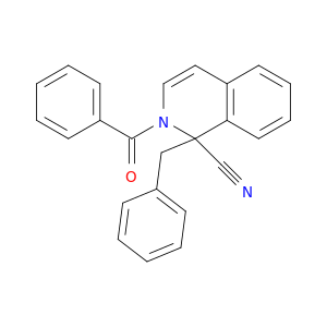 1-Isoquinolinecarbonitrile, 2-benzoyl-1,2-dihydro-1-(phenylmethyl)-