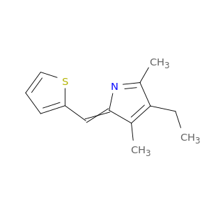 2H-Pyrrole, 4-ethyl-3,5-dimethyl-2-(2-thienylmethylene)-