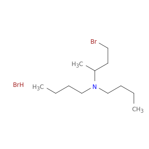 1-Butanamine, N-(3-bromo-1-methylpropyl)-N-butyl-, hydrobromide