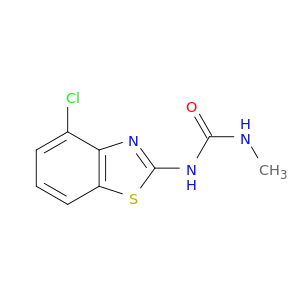 Urea,N-(4-chloro-2-benzothiazolyl)-N'-methyl-