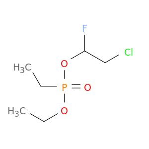 Phosphonic acid, ethyl-, 2-chloro-1-fluoroethyl ethyl ester
