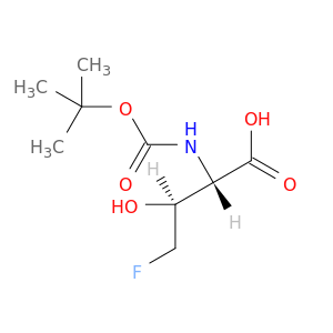 L-Threonine, N-[(1,1-dimethylethoxy)carbonyl]-4-fluoro-