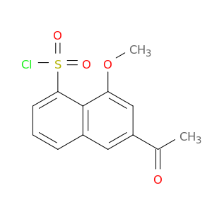 1-Naphthalenesulfonyl chloride, 6-acetyl-8-methoxy-