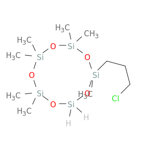 Cyclopentasiloxane, (3-chloropropyl)heptamethyl-