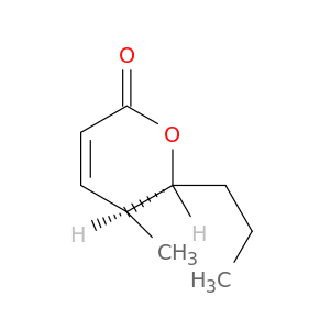 2H-Pyran-2-one, 5,6-dihydro-5-methyl-6-propyl-, (5S,6R)-