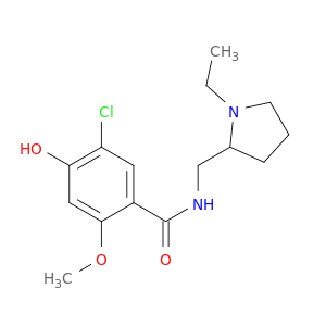 o-Anisamide,5-chloro-N-[(1-ethyl-2-pyrrolidinyl)methyl]-4-hydroxy-, (-)- (8CI)