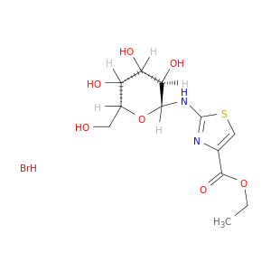 ETHYL 2-[[(2R,3R,4S,5R,6R)-3,4,5-TRIHYDROXY-6-(HYDROXYMETHYL)OXAN-2-YL]AMINO]-1,3-THIAZOLE-4-CARBOXYLATE HYDROBROMIDE