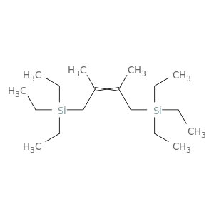 Silane, (2,3-dimethyl-2-butene-1,4-diyl)bis[triethyl-