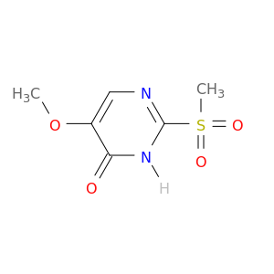 5-methoxy-2-(methylsulfonyl)pyrimidin-4(3h)-one