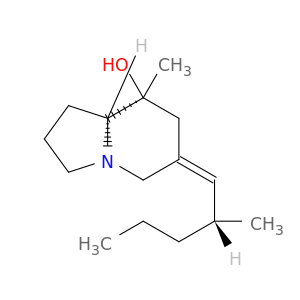 (6Z,8S,8aS)-8-methyl-6-[(2R)-2-methylpentylidene]-1,2,3,5,7,8a-hexahydroindolizin-8-ol