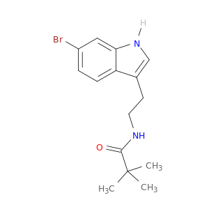 Propanamide, N-[2-(6-bromo-1H-indol-3-yl)ethyl]-2,2-dimethyl-