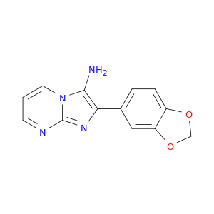 2-BENZO[1,3]DIOXOL-5-YL-IMIDAZO[1,2-A]PYRIMIDIN-3-YLAMINE