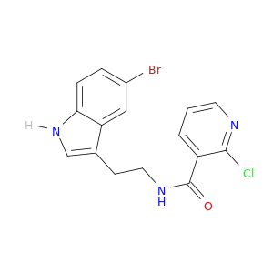 3-Pyridinecarboxamide, N-[2-(5-bromo-1H-indol-3-yl)ethyl]-2-chloro-