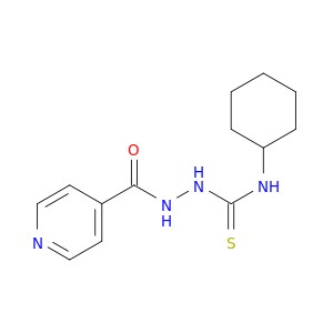 4-Pyridinecarboxylicacid, 2-[(cyclohexylamino)thioxomethyl]hydrazide