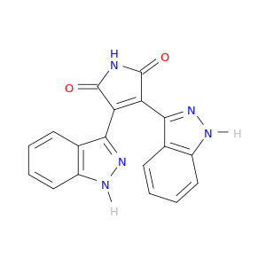 1H-Pyrrole-2,5-dione, 3,4-di-1H-indazol-3-yl-